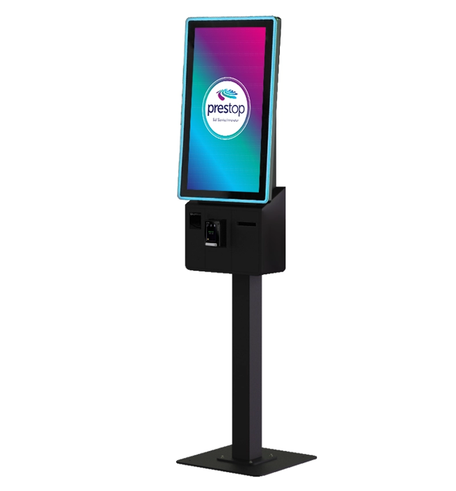 Prestop kiosk